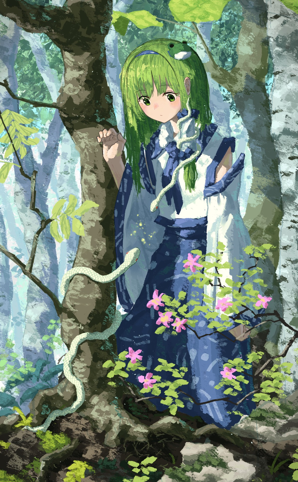 the background blur